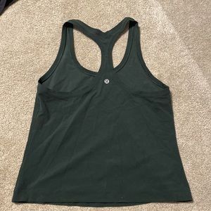 Lulu Lemon Racerback Tank- Olive Green